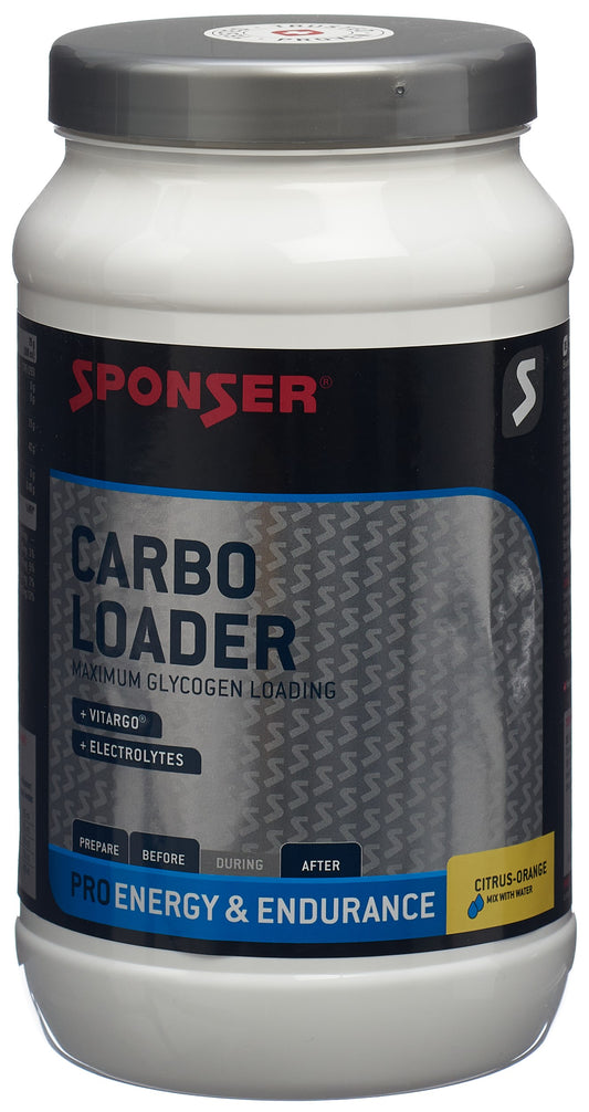 SPONSER Carbo Loader Plv Citrus Orange
