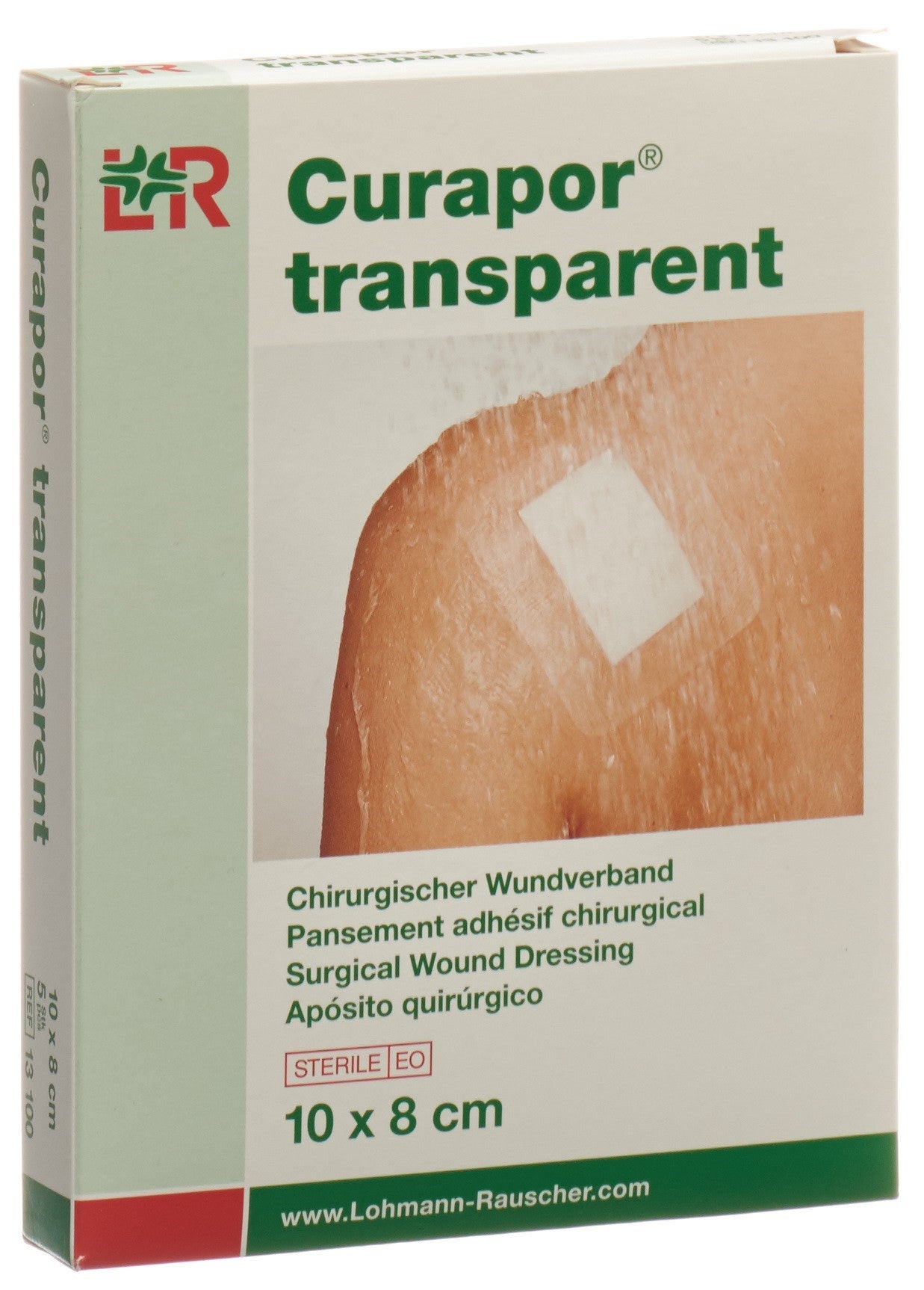 CURAPOR Wundverband 8x10cm transparent