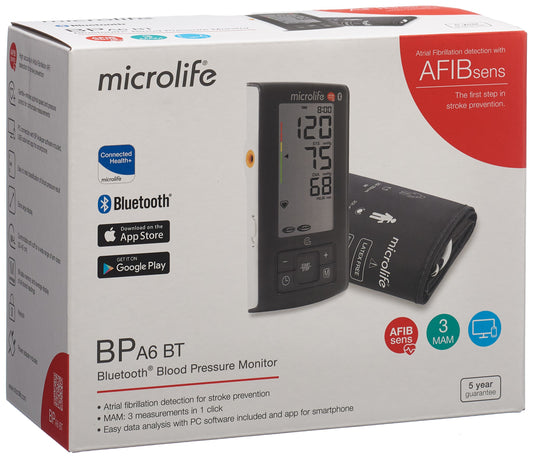 MICROLIFE Blutdruckmesser Afib A6 BT black