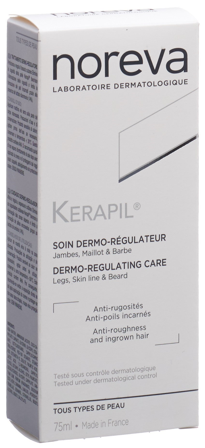 KERAPIL crème épidermique soin anti rugo
