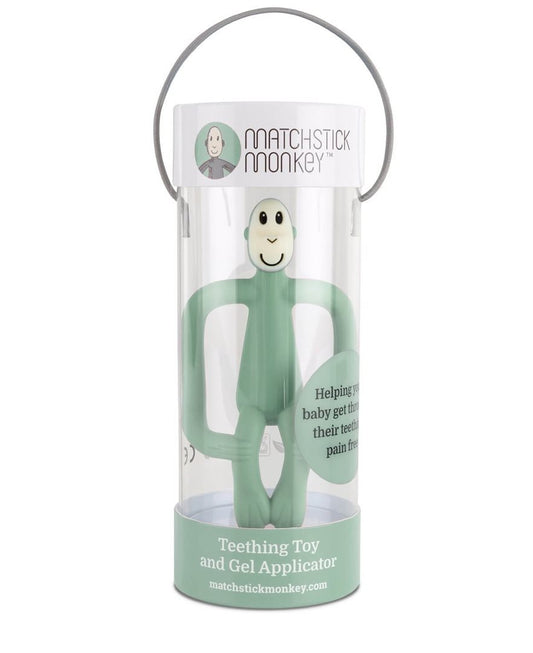 MATCHSTICK MONKEY Teething Toy mint green