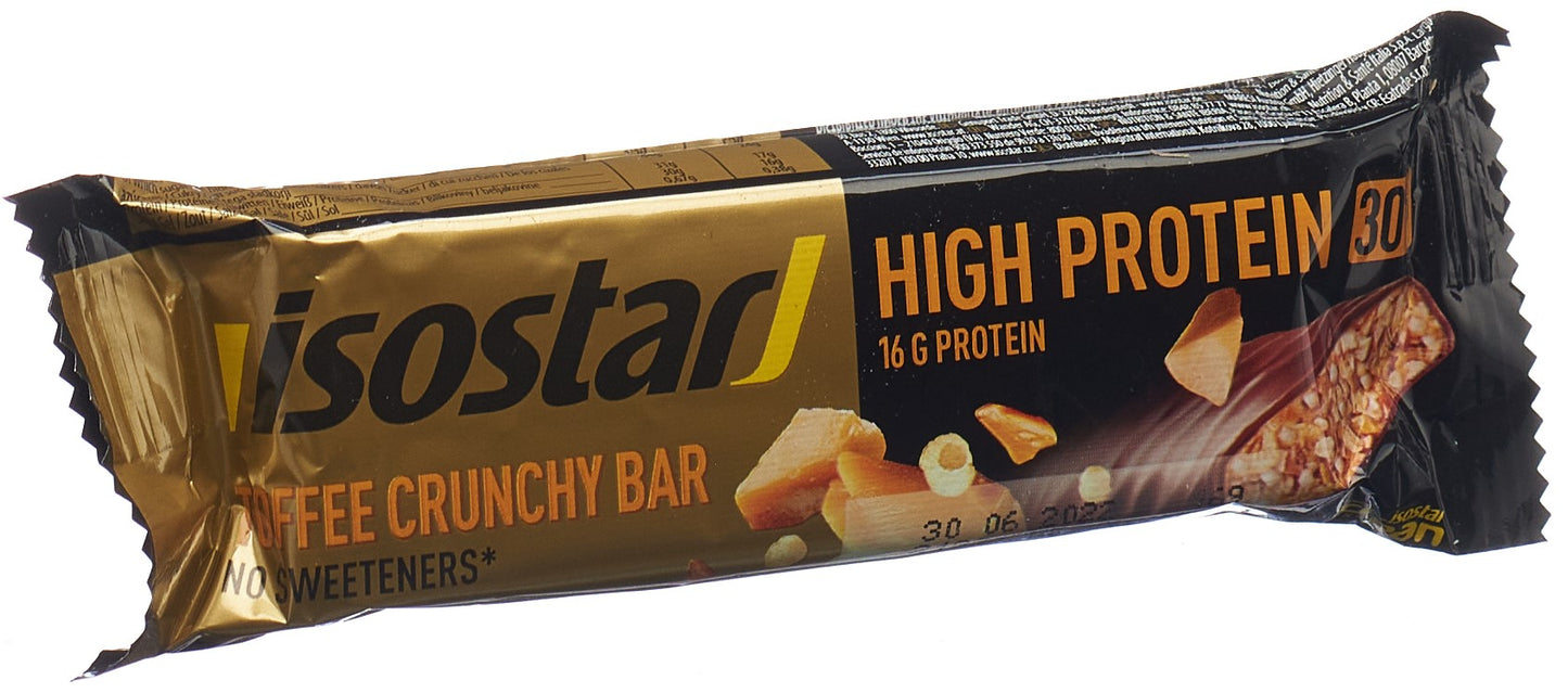 ISOSTAR High Protein Riegel Toffee Crun