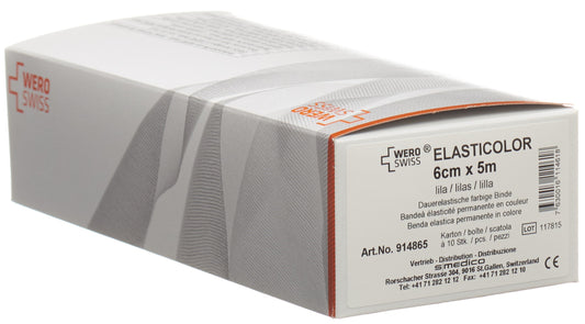 WERO SWISS Elasticolor El Bind 5mx6cm lila