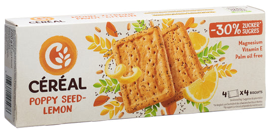 CEREAL Céréal Biscuit Mohn Zitrone