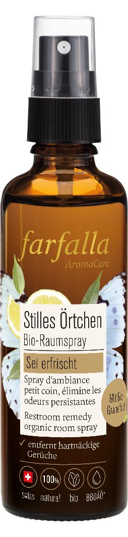 FARFALLA Bio-Raumspray Stilles Örtchen