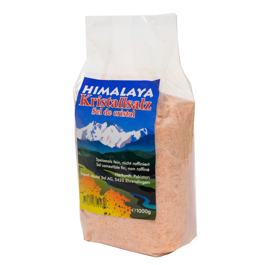 MADAL BAL Himalaya Kristallsalz fein gemahl