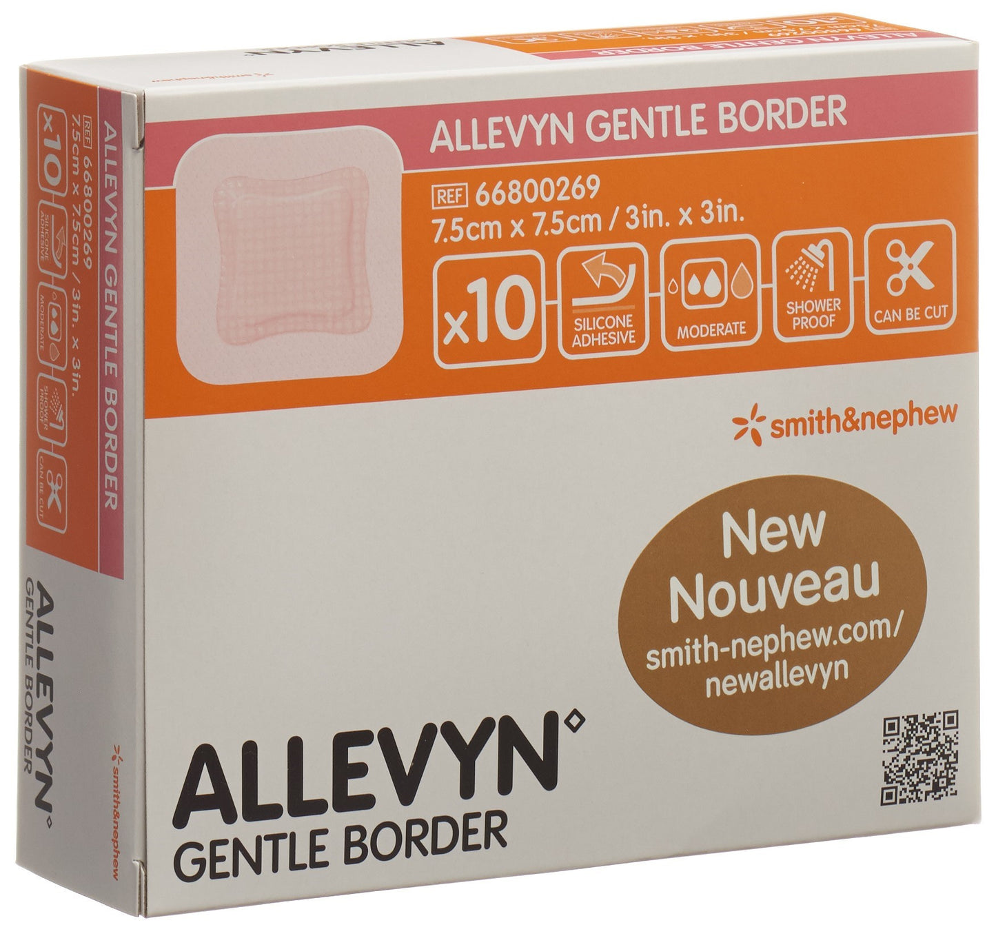 ALLEVYN GB Wundverband 7.5x7.5cm