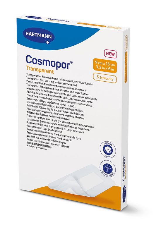 COSMOPOR transparent 9x15cm steril