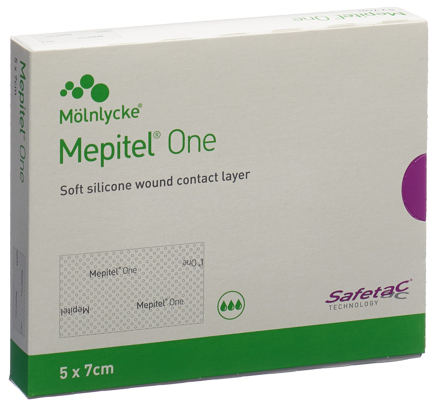 MEPITEL One Wundverband 5x7cm (neu)