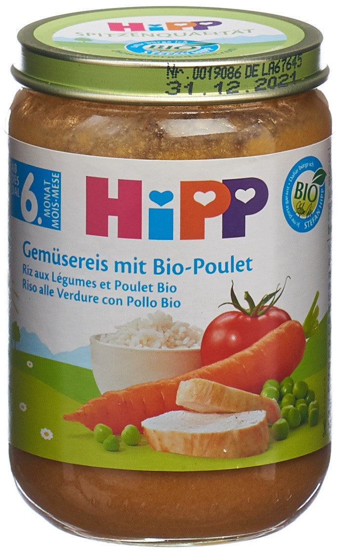 HIPP Gemüsereis mit Bio-Poulet