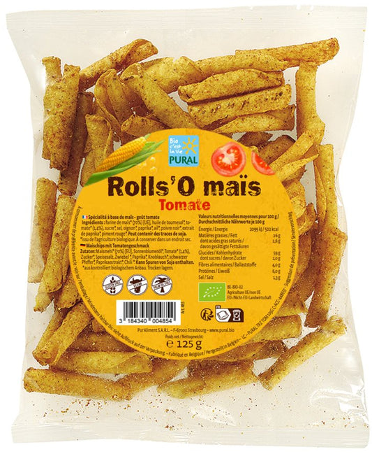 PURAL Mais Rolls Chips Tomate