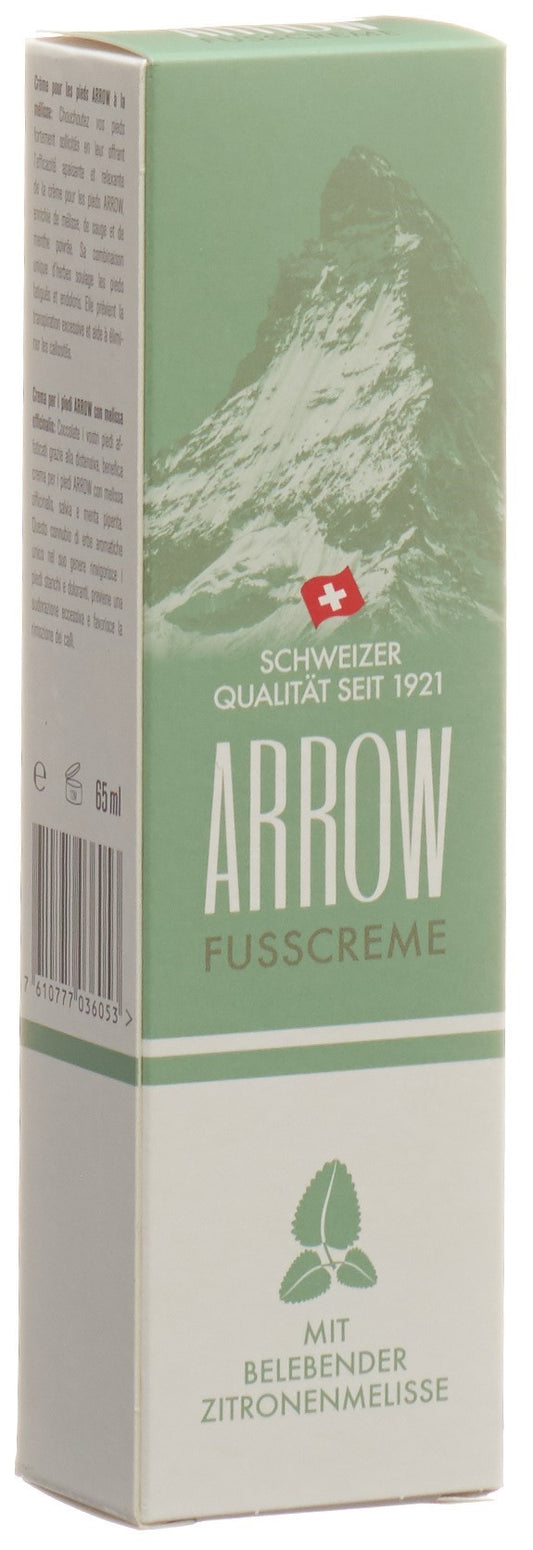 ARROW Fusscreme belebend Zitronenmelisse