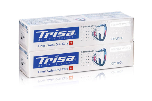 TRISA Zahnpasta Pure White Swi Her DUO