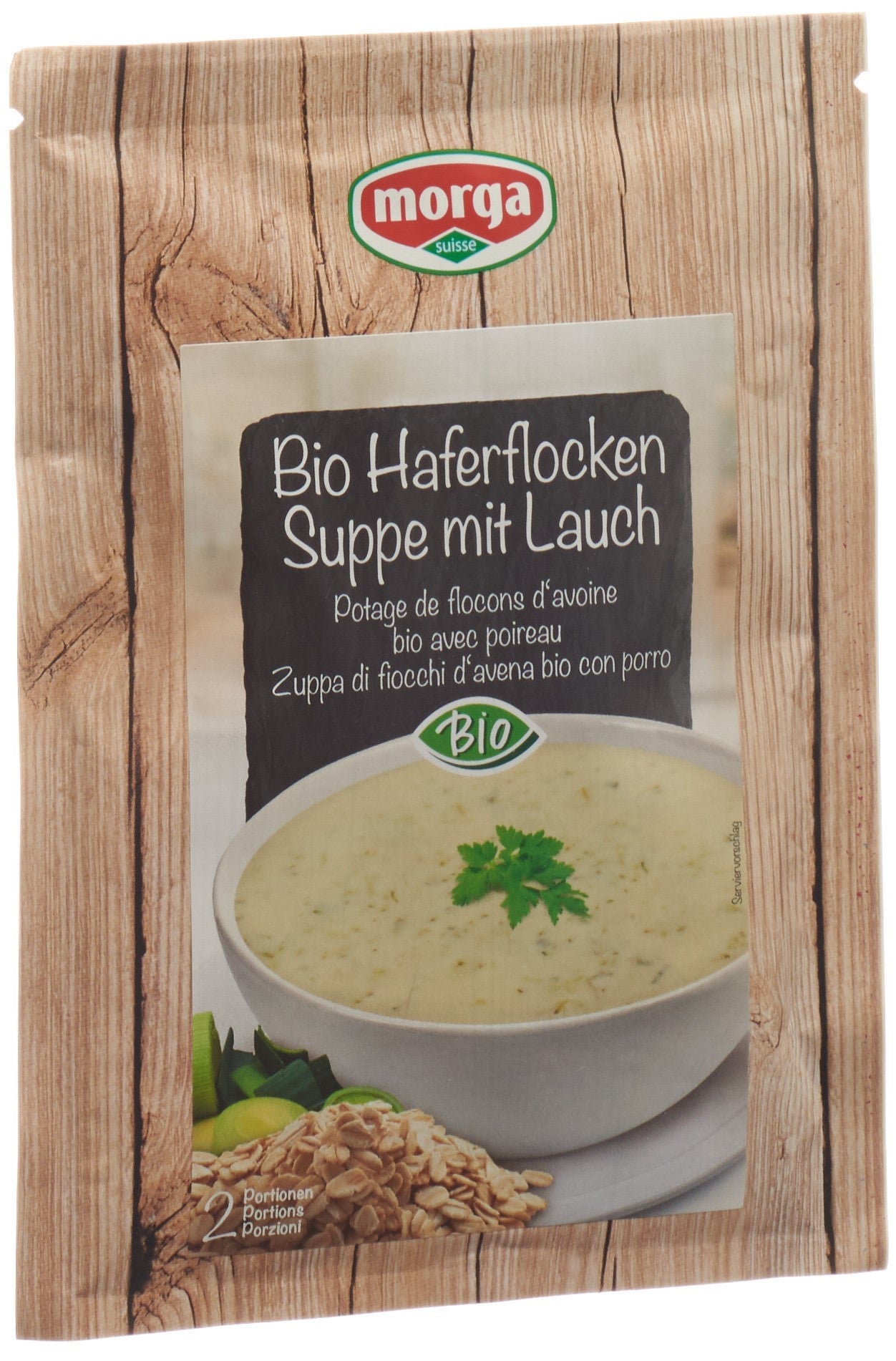 MORGA Haferflocken Suppe mit Lauch Bio