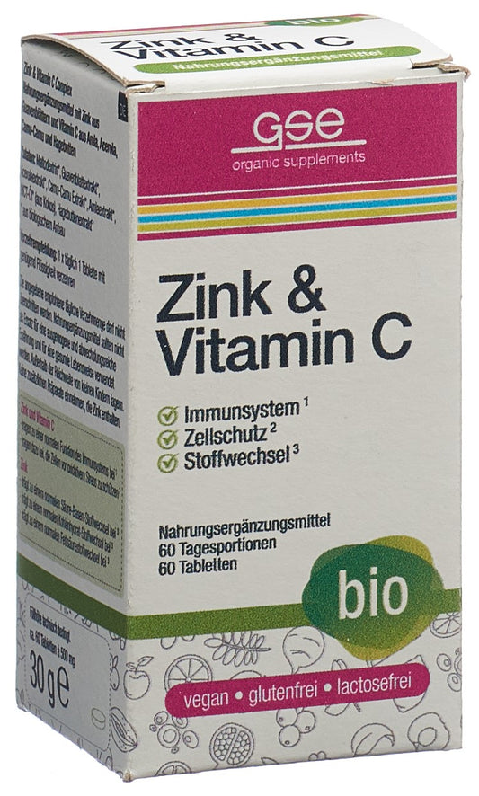 GSE Zink+Vitamin C Complex Tabl Bio