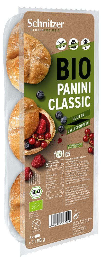 SCHNITZER Bio Panini Classic hell