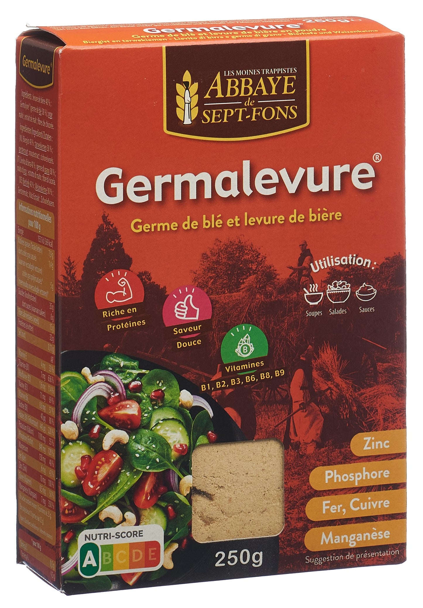 GERMALEVURE Bierhefe Weizenkeime Plv