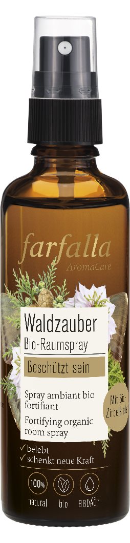 FARFALLA Bio-Raumspray beschü sein Waldzaub