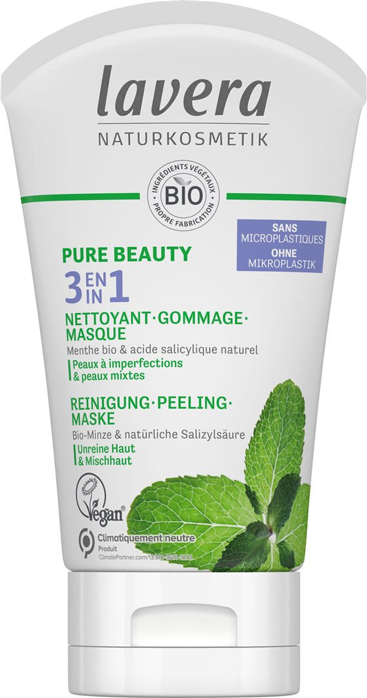 LAVERA 3in1 Reinigung Peel Mas pure beauty