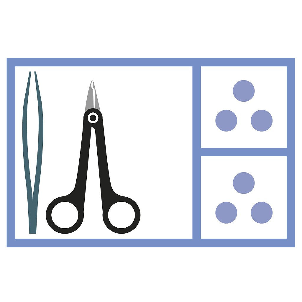 MEDISET Fadenentfernungsset Fadenschere