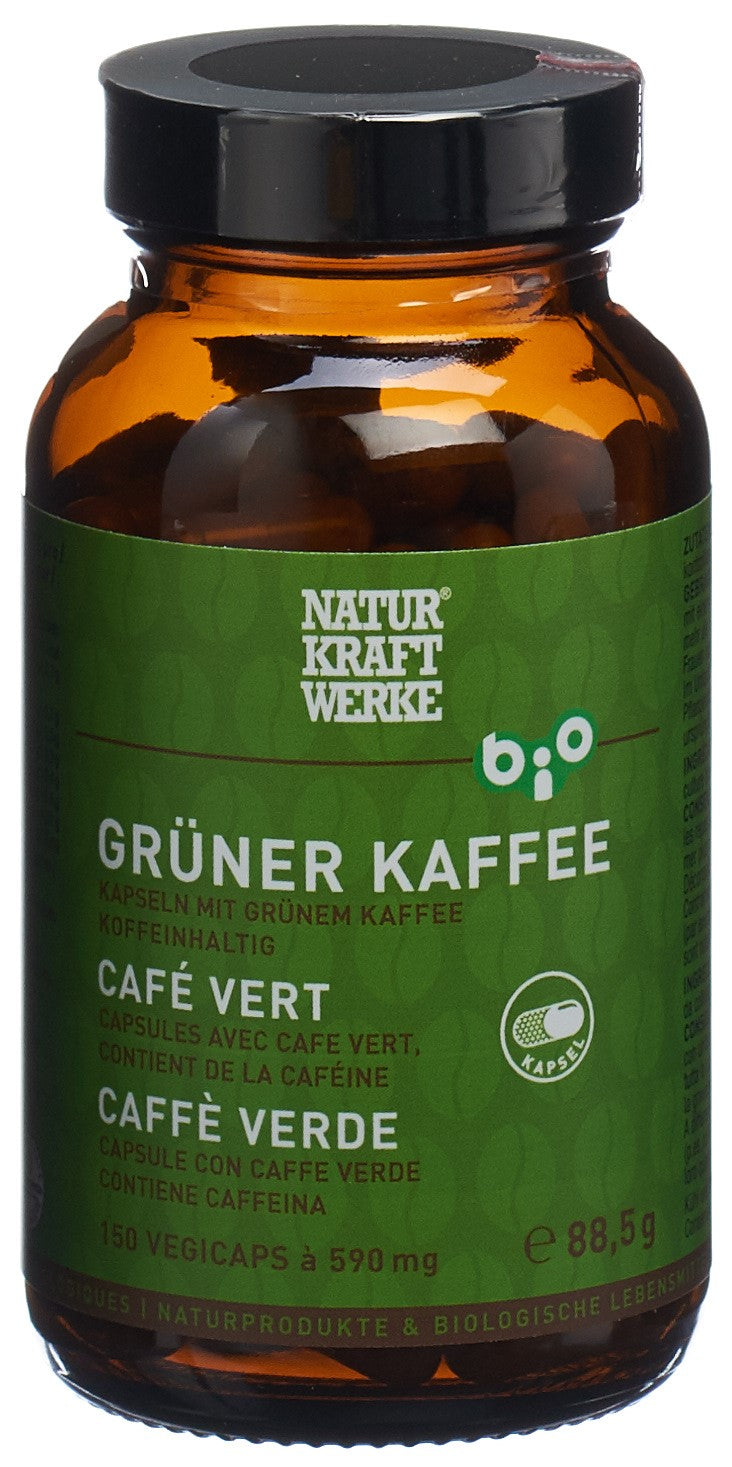 NATURKRAFTWERKE Grüner Kaffee Vegicaps Bio