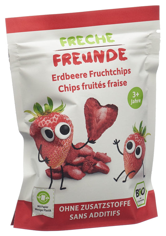 FRECHE FREUNDE Fruchtchips Erdbeere