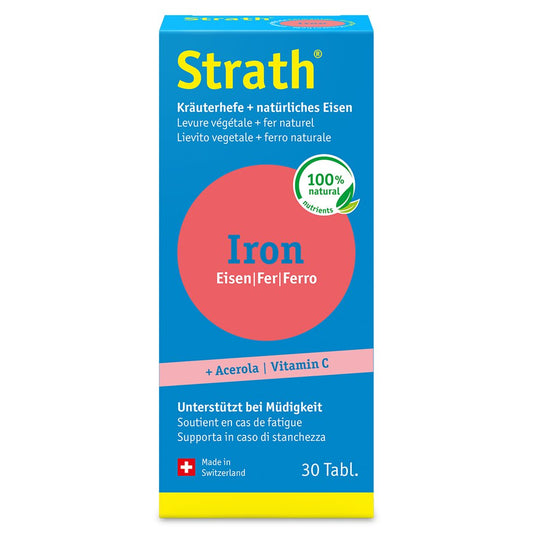 STRATH Iron natürl Eisen+Kräuterhefe Tabl