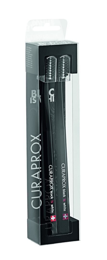 CURAPROX Black is White Zahnbürst schw/schw