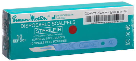 SWANN MORTON Skalpell 1x steril No 10