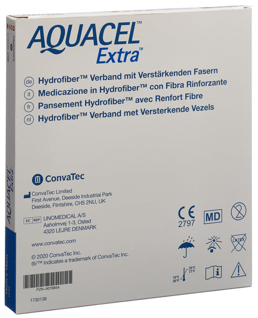 AQUACEL EXTRA Hydrofiber Verband 15x15cm