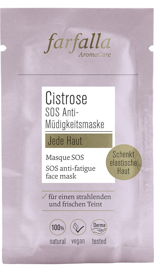 FARFALLA SOS Anti-Müdigkeitsmaske Cistrose