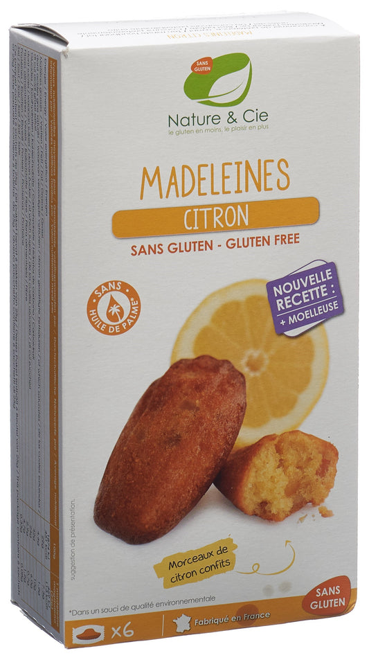 NATURE&CIE Madeleines Zitrone glutenfrei