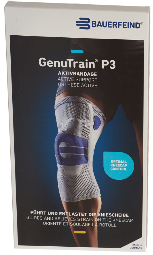 GENUTRAIN P3 Aktivbandage Gr5 links titan