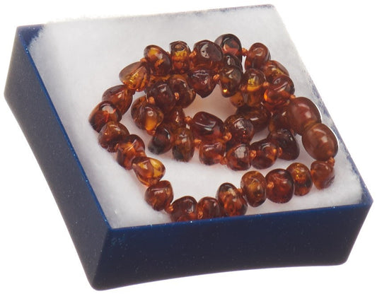 RA Bernsteinkette geknüpft 32cm Hals