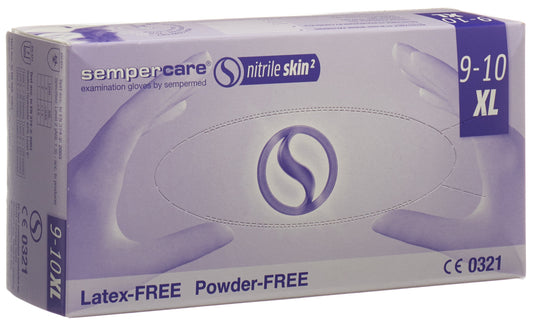 SEMPERCARE Nitrile Skin Handsch XL pf unst