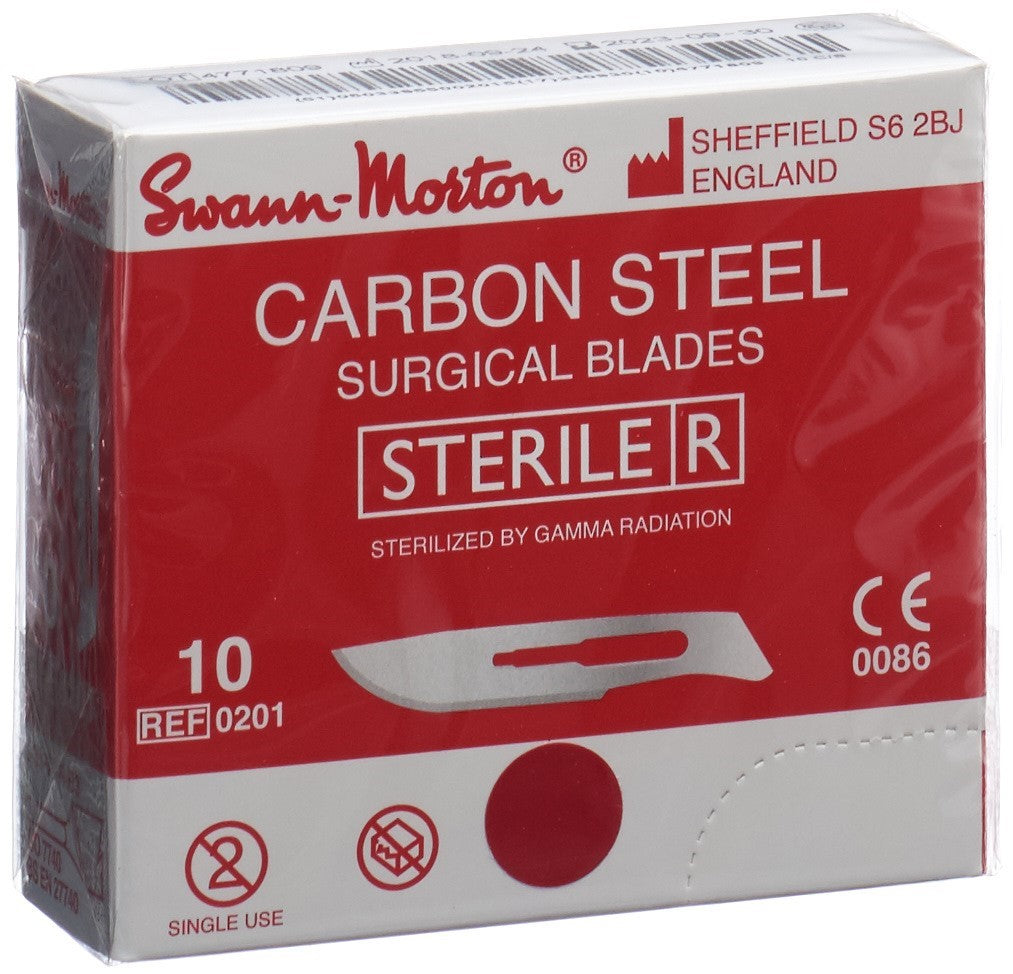 SWANN-MORTON Skalpellkling Fig.10 steril