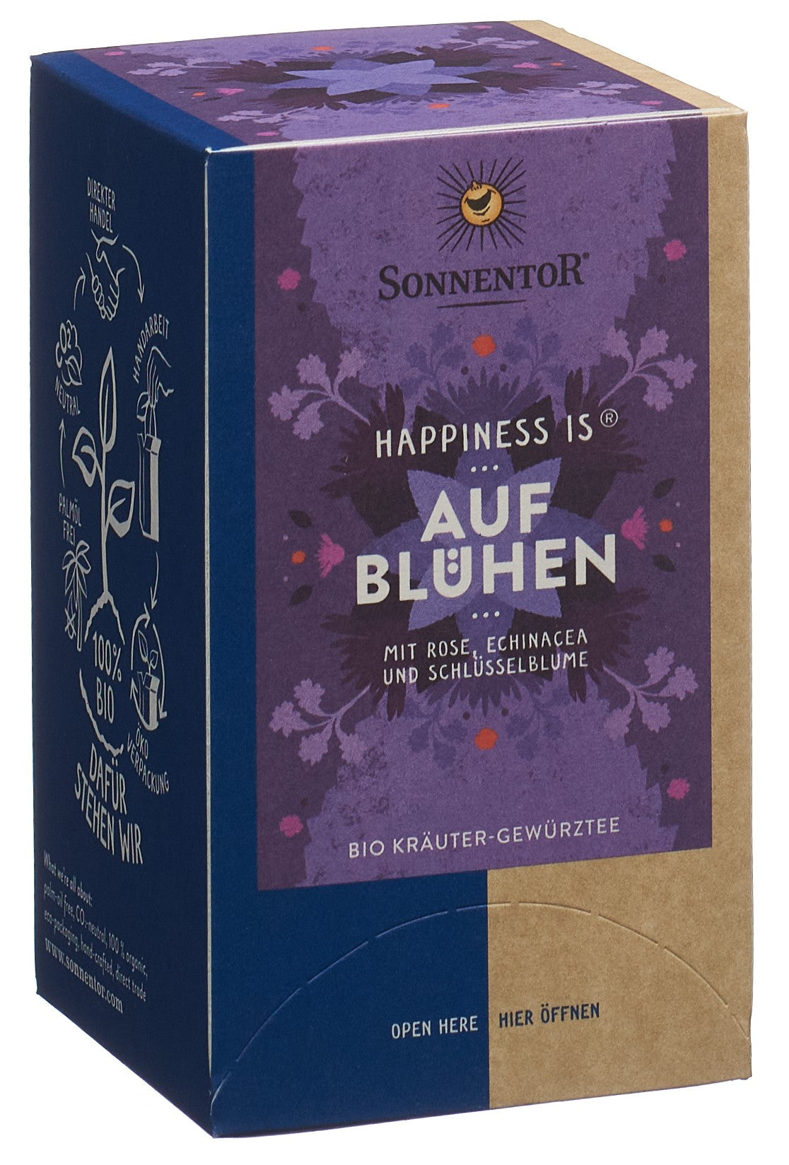 SONNENTOR Happiness is Aufblühen Tee BIO