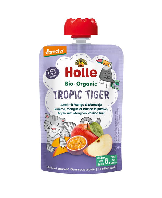 HOLLE Tropic Tiger Pouchy Apfel Mango Maracu