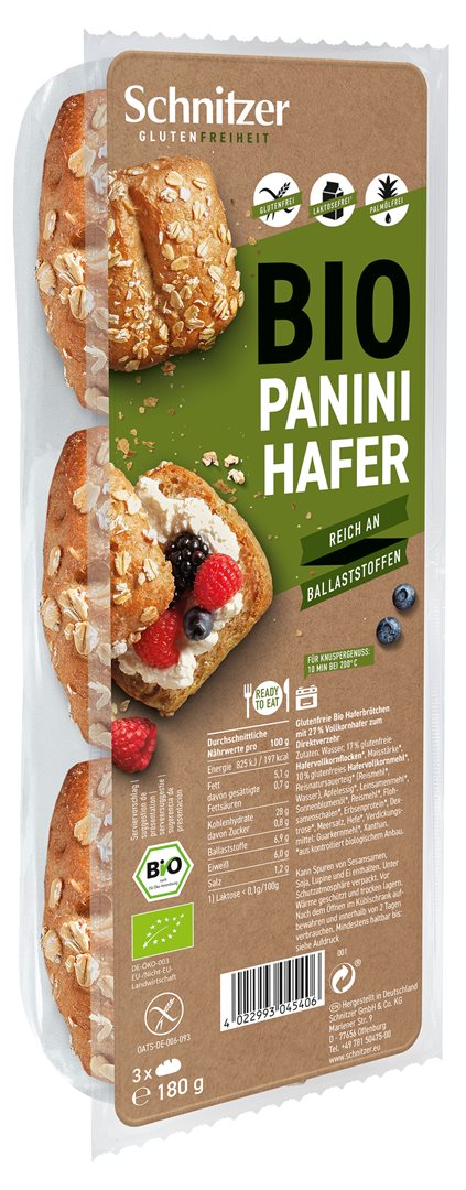 SCHNITZER Bio Panini Active Oat