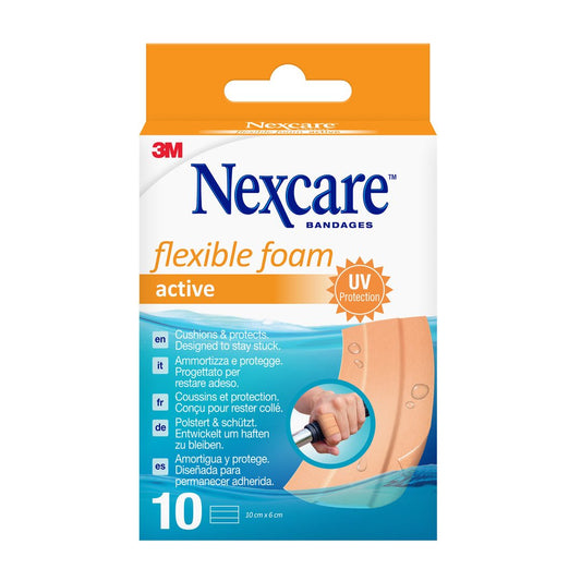 3M NEXCARE Pflaster Foam Activ Bands 6x10cm