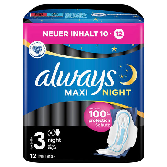 ALWAYS Maxi Binde Night mit Flügeln