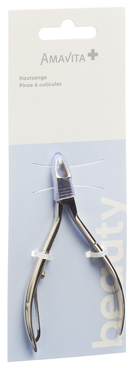AMAVITA Beauty Hautzange 10cm vernickelt