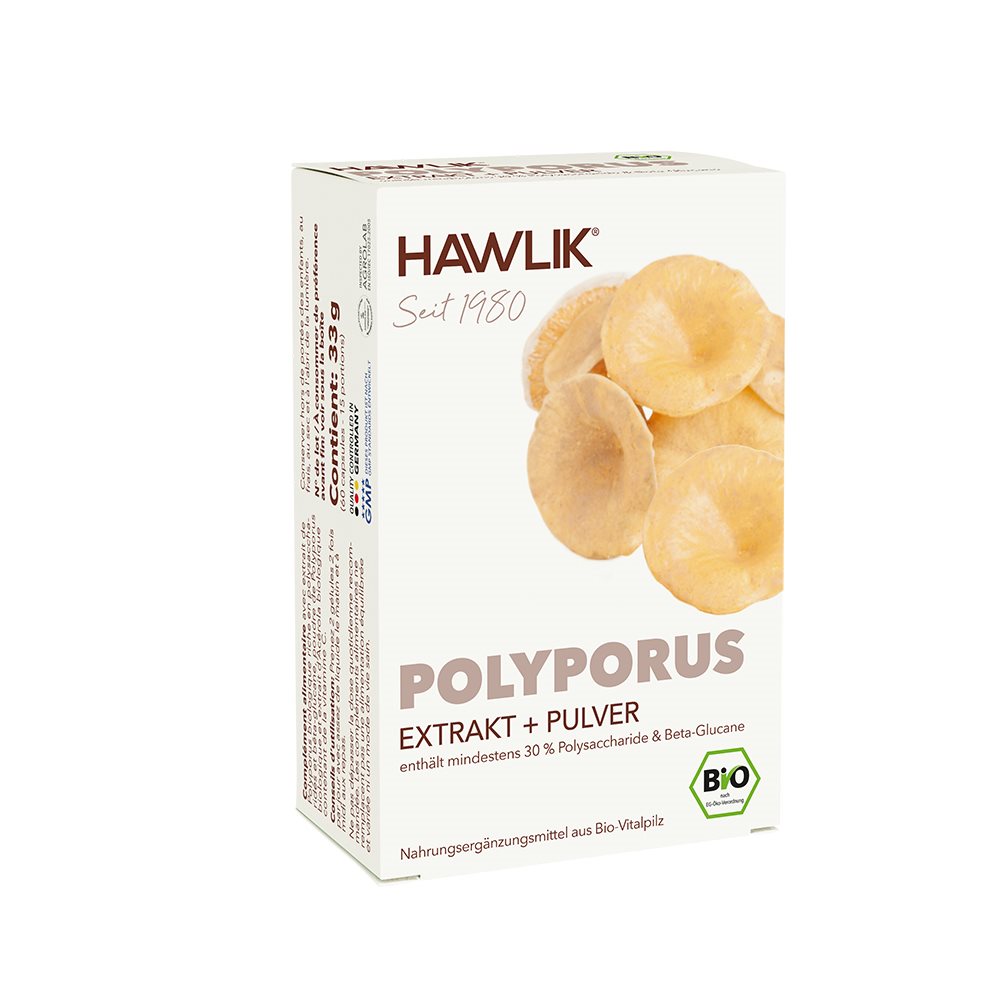 HAWLIK Polyporus Extrakt + Pulver Kaps