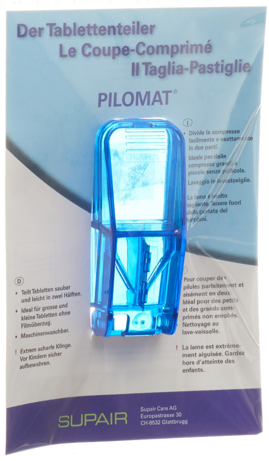 PILOMAT Tablettenteiler blau