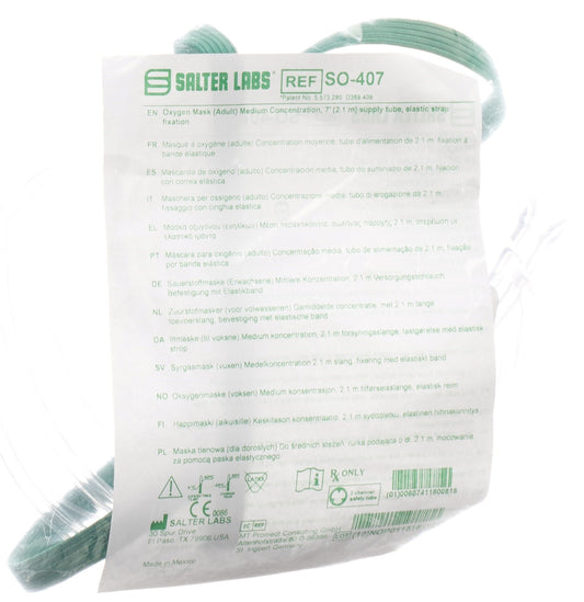 SALTER Sauerstoffmaske+Schlauch 2.1m