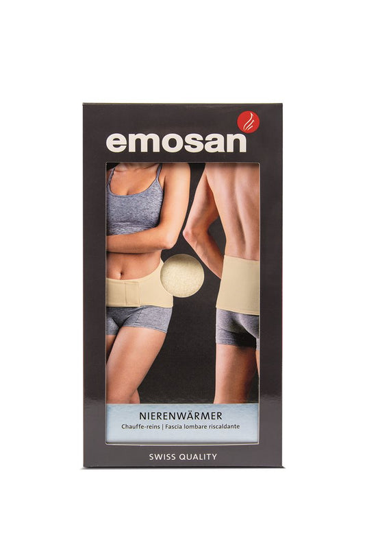 EMOSAN Nierenwärmer Velcro M écru