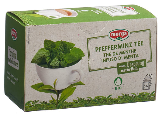 MORGA Pfefferminz Tee m/H Bio Knospe
