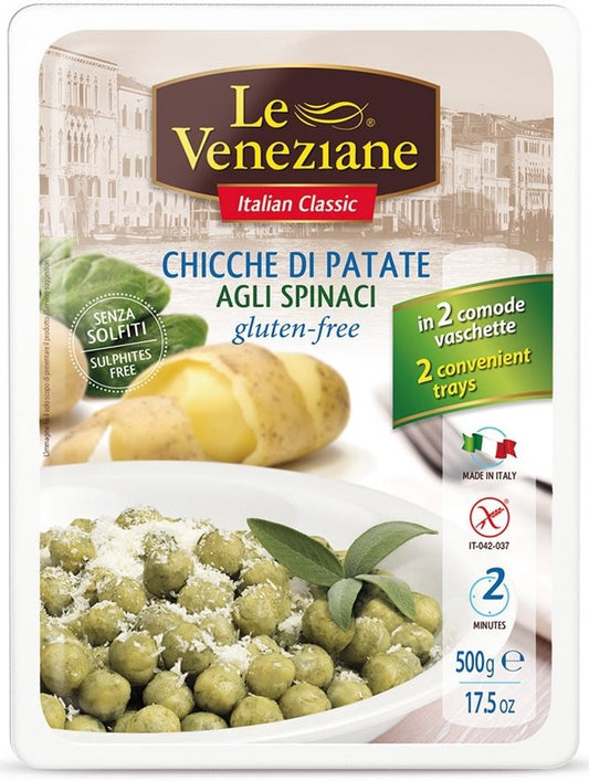 LE VENEZIANE Gnocchi mit Spinat glutenfrei