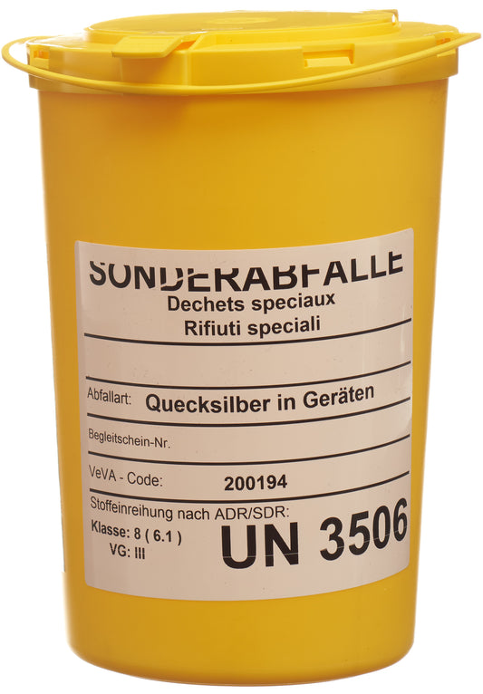 E SAFE Quecksilber Entsorgungsbox 2.0 l