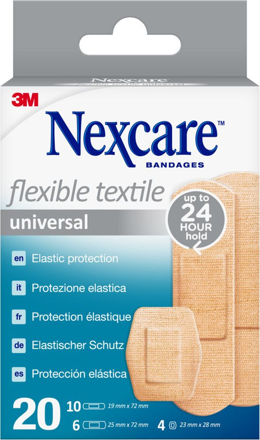 3M NEXCARE Pflaster Textil Univ 3 Gröss ass